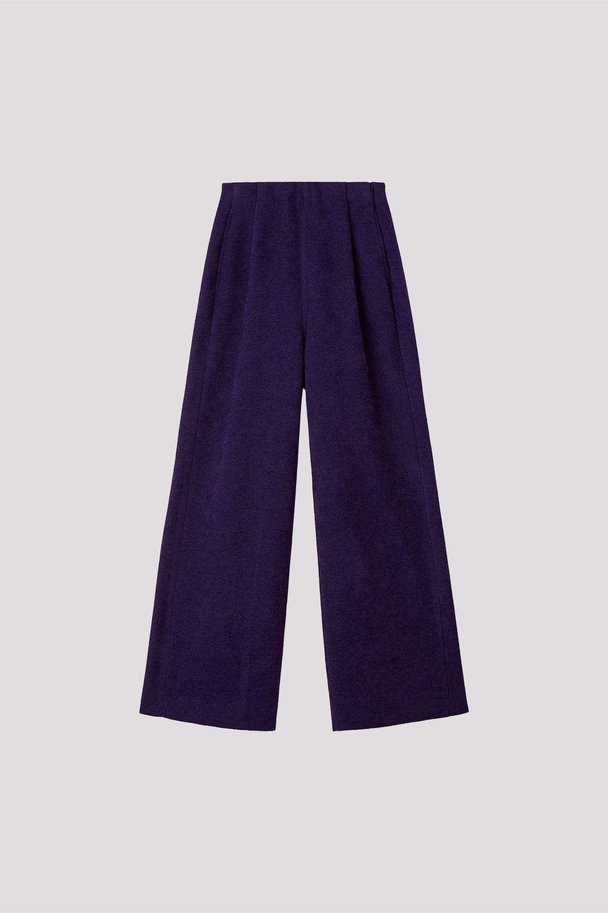 SOFT MILAN VELVET WIDE STRAIGHT PANTS