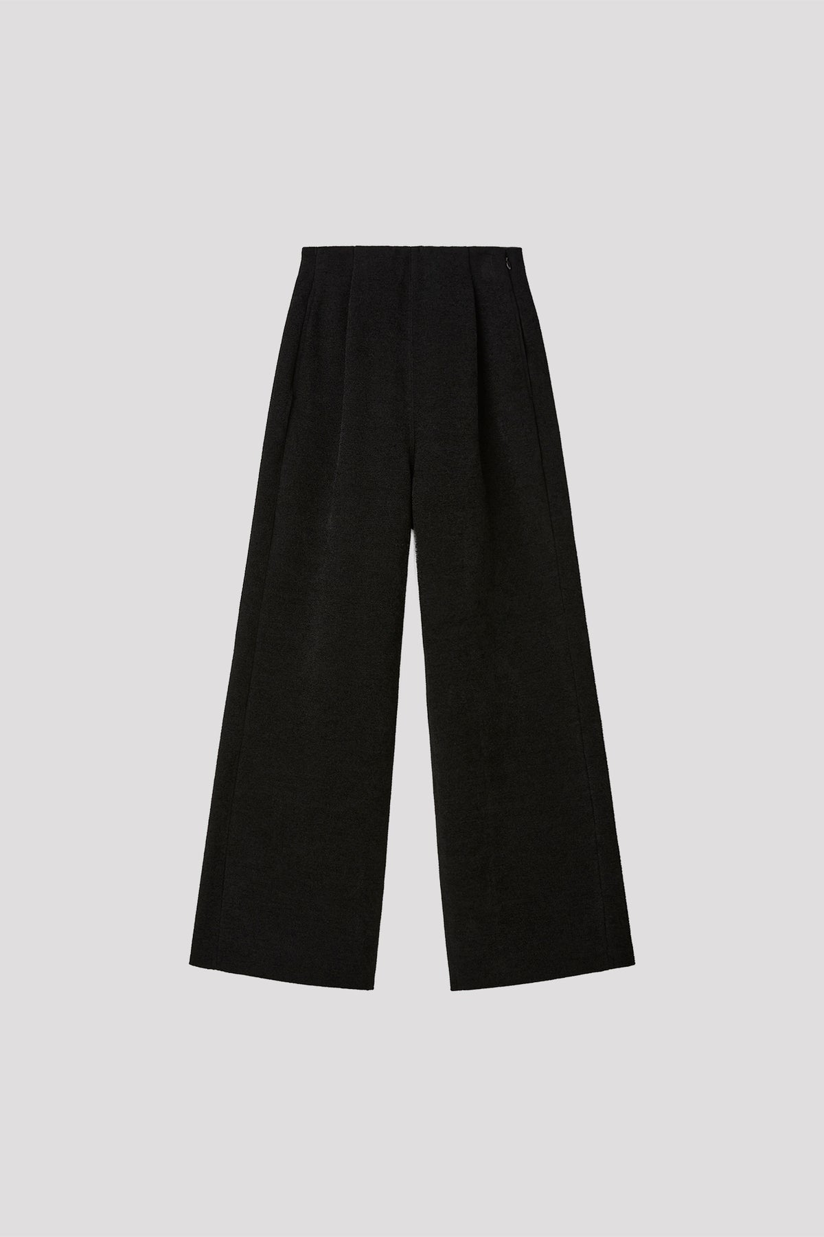 SOFT MILAN VELVET WIDE STRAIGHT PANTS