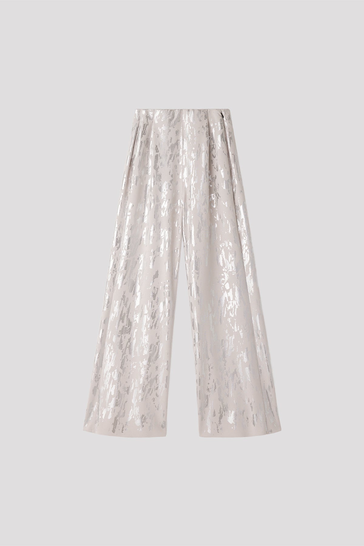 SOFT MILAN FOIL WIDE STRAIGHT PANTS