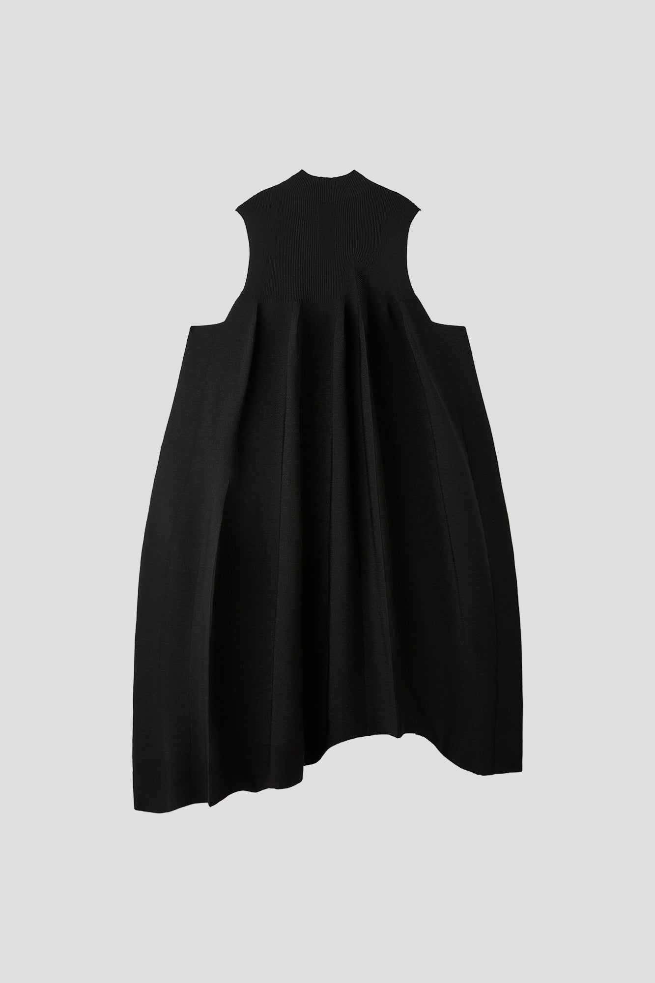 POTTERY CREASE GLITTER ASYMMETRIC DRESS
