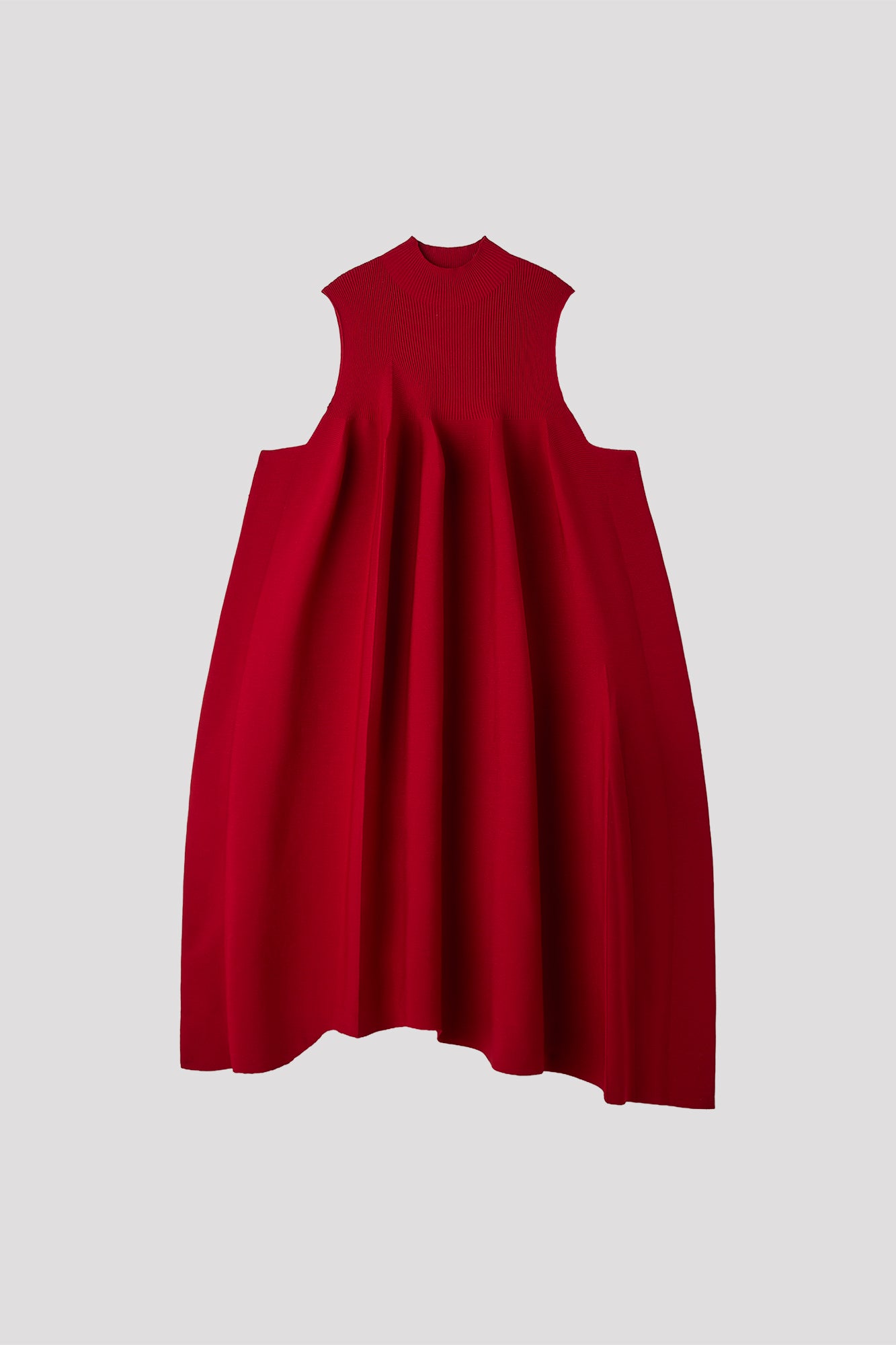 POTTERY CREASE GLITTER ASYMMETRIC DRESS