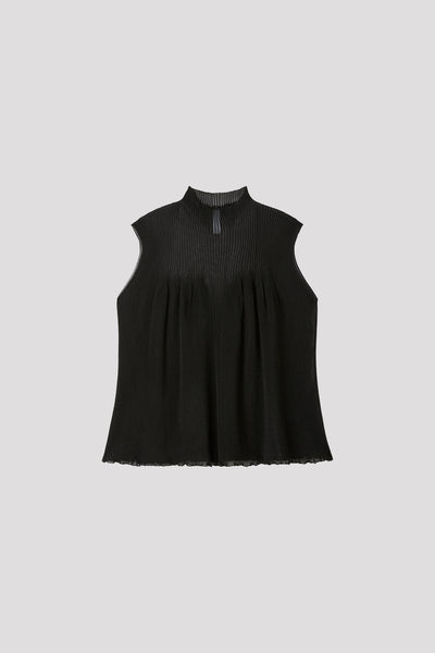 HYPHA LUCENT GLITTER SLEEVELESS BUST FLARE TOP