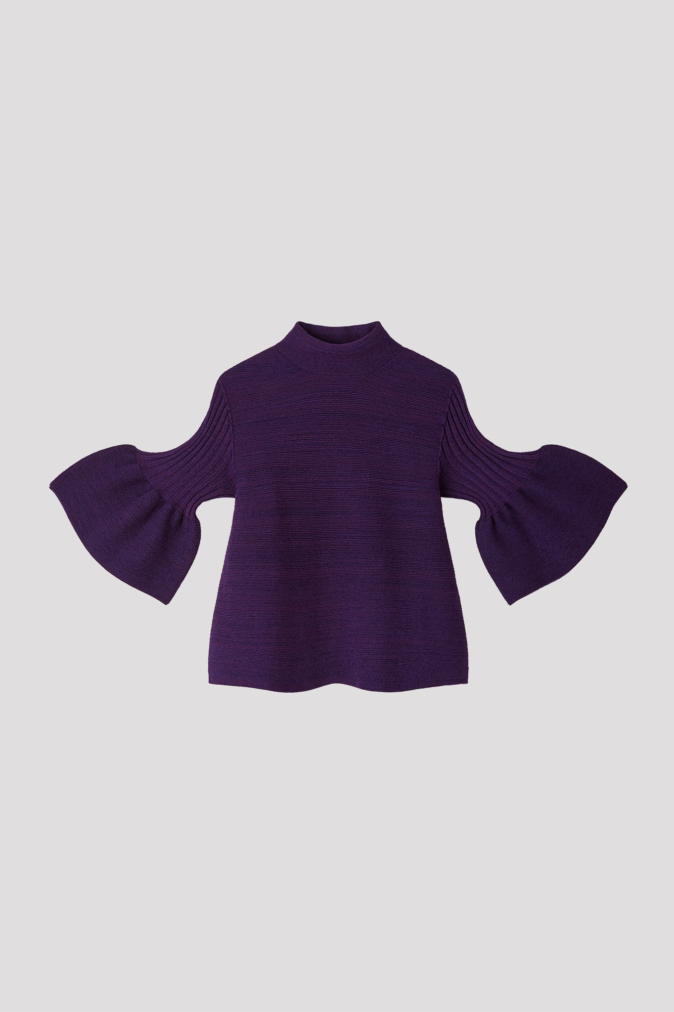 POTTERY VELVET BELL SLEEVE FLARE TOP