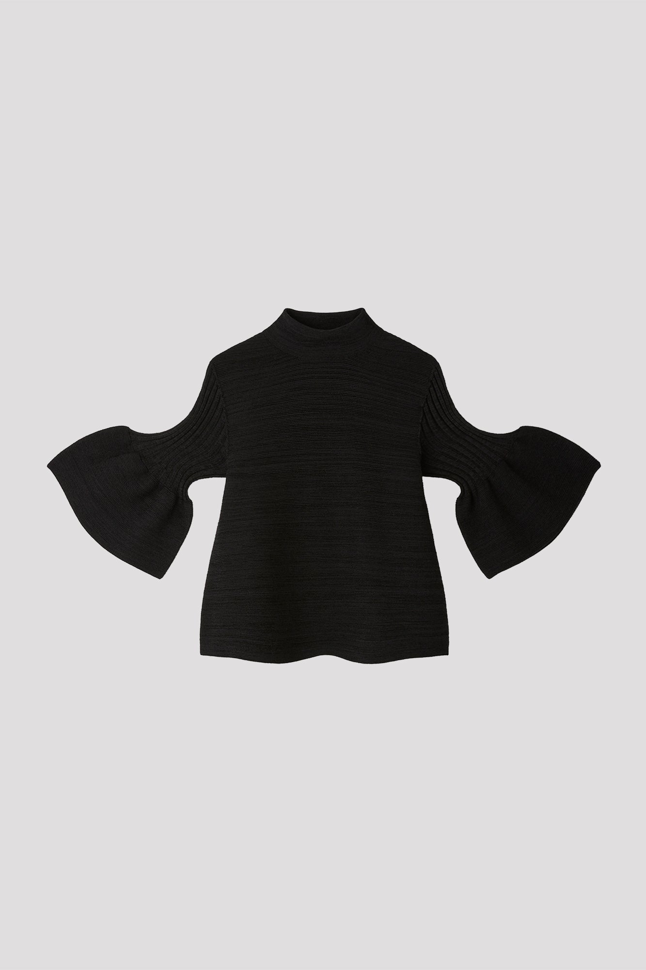 POTTERY VELVET BELL SLEEVE FLARE TOP
