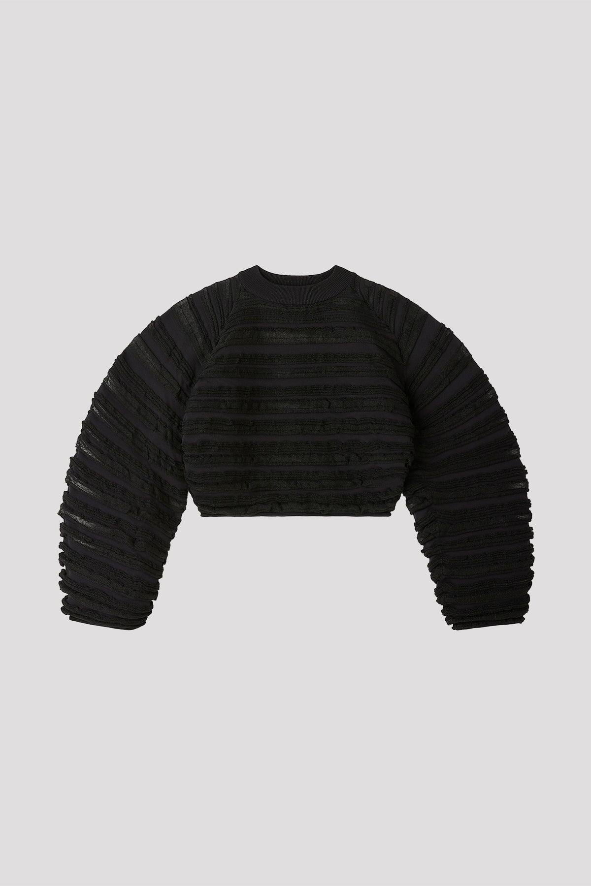 POTTERY SWELL GLITTER CROPPED PULLOVER