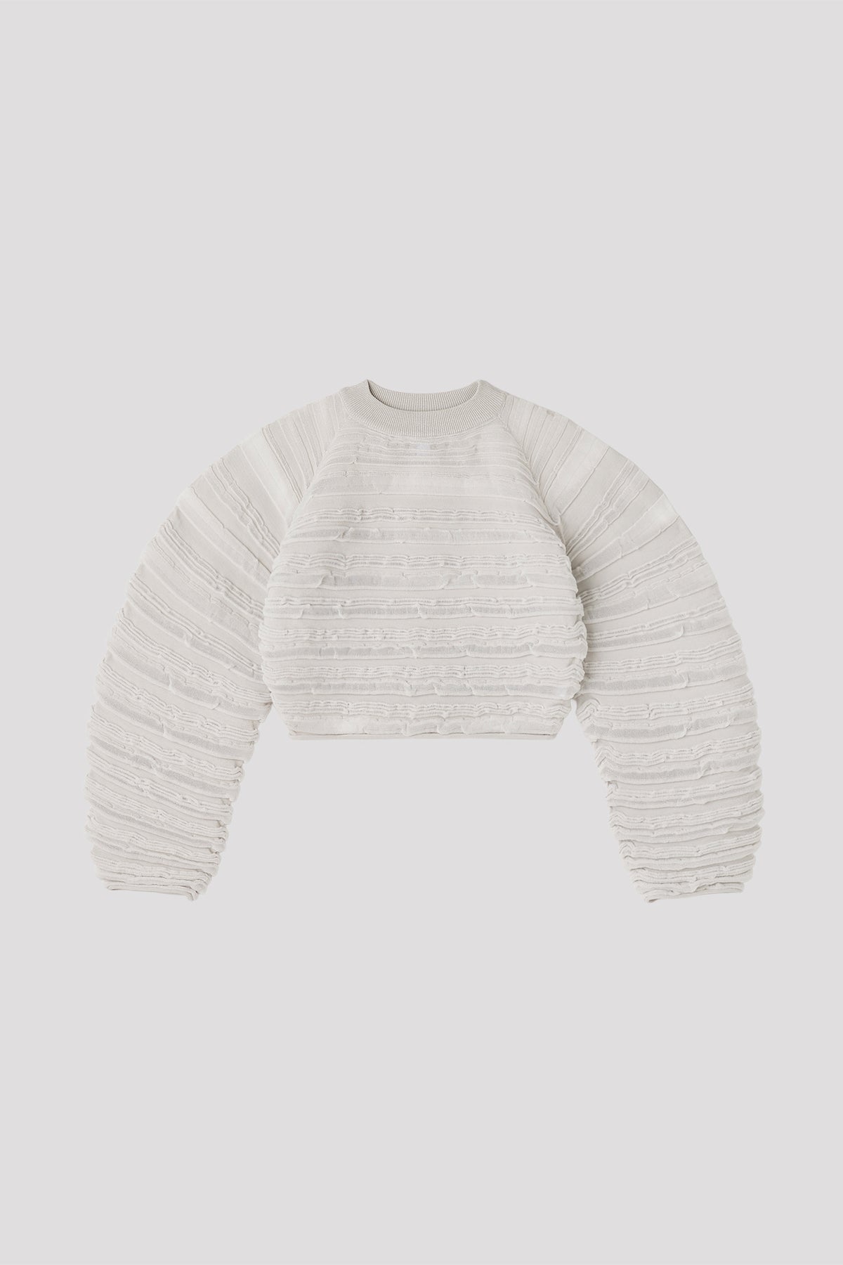 POTTERY SWELL GLITTER CROPPED PULLOVER