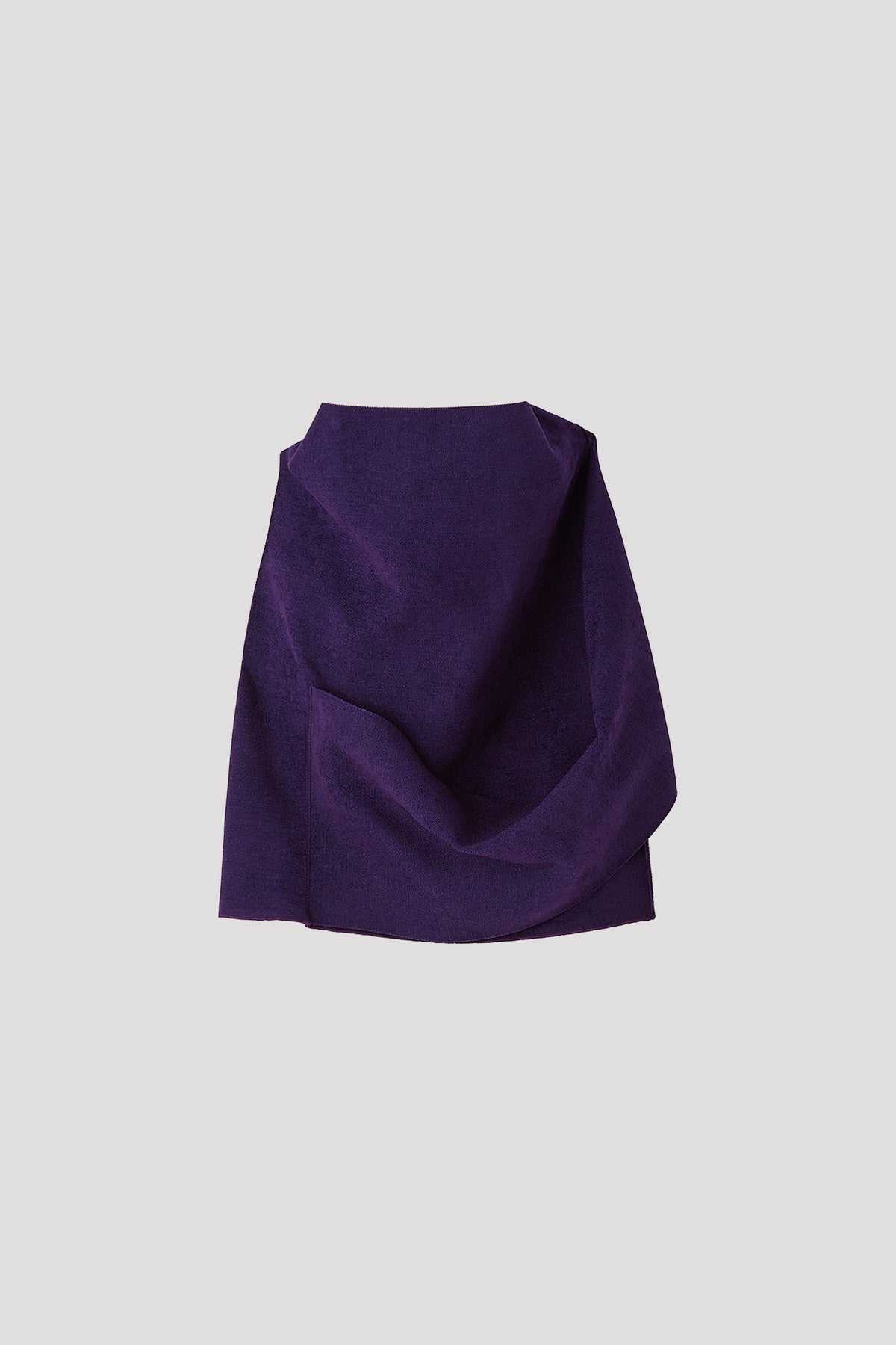 MILAN VELVET DRAPED SLEEVELESS TOP