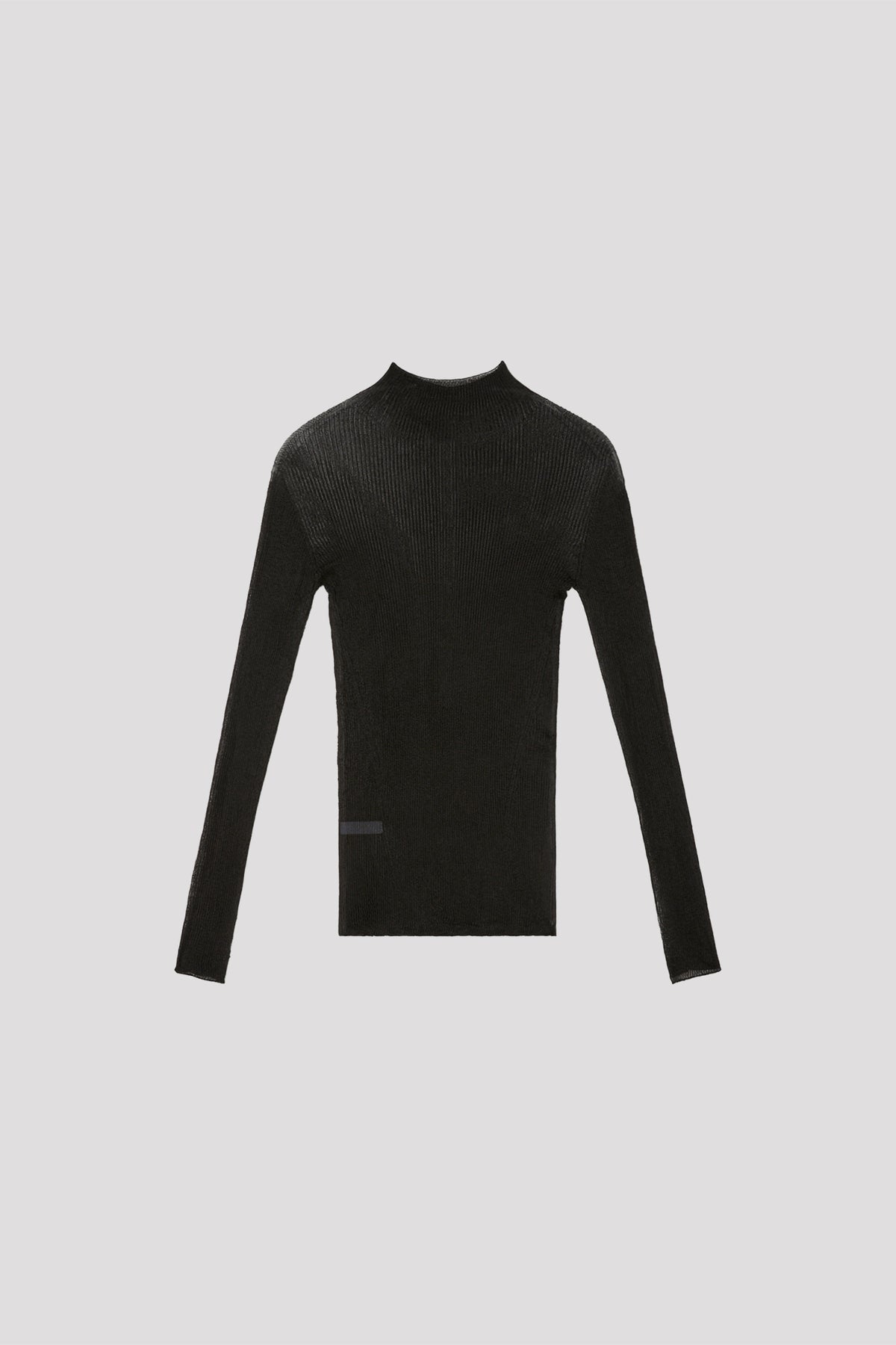 PORTRAIT METAL HIGHNECK LONG SLEEVE TOP
