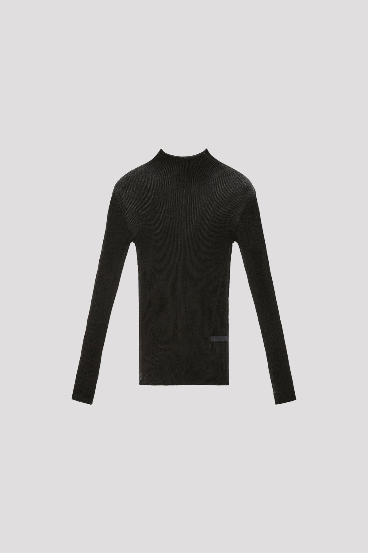 PORTRAIT METAL HIGHNECK LONG SLEEVE TOP