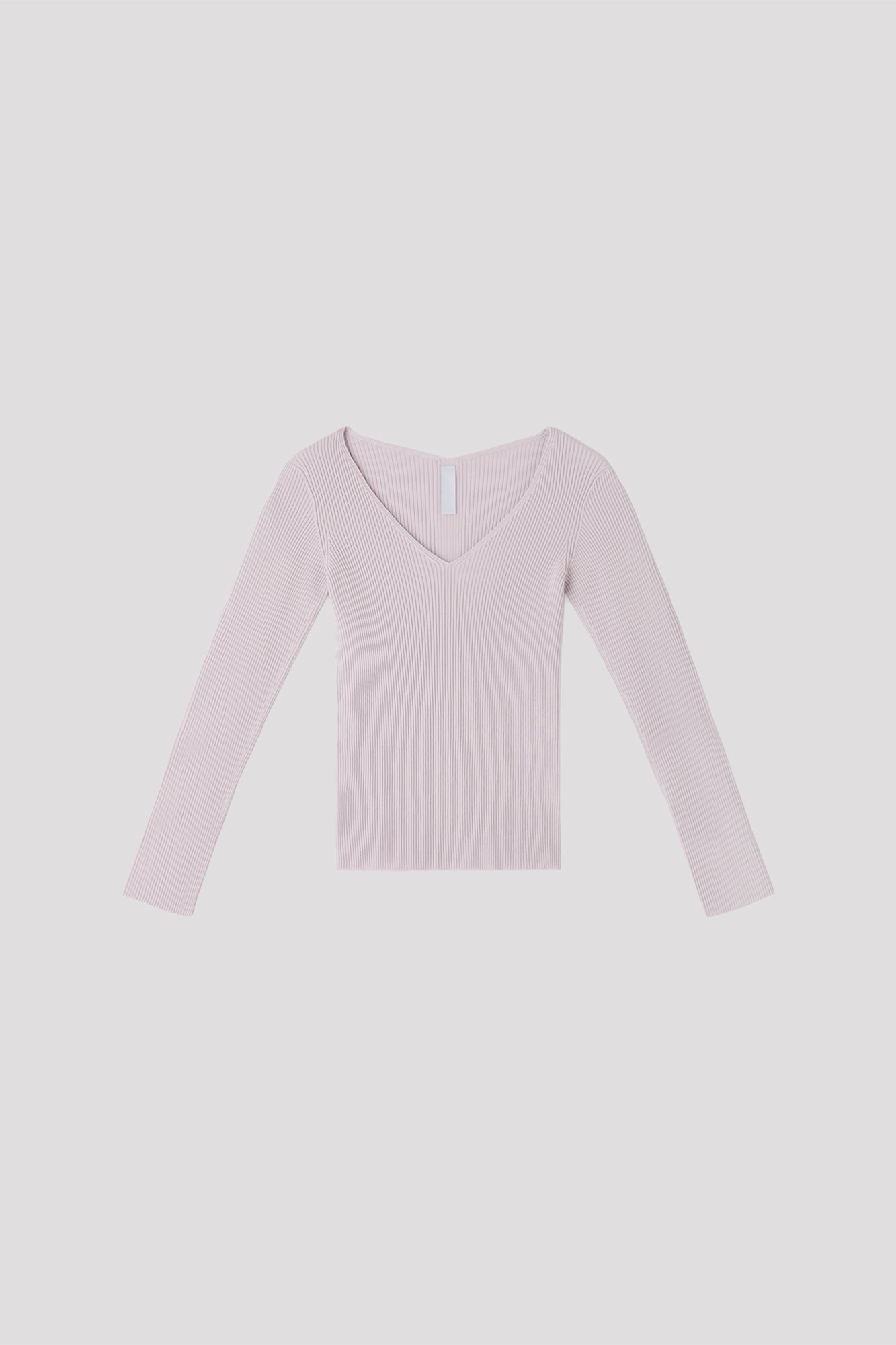 PORTRAIT V-NECK LONG SLEEVE TOP