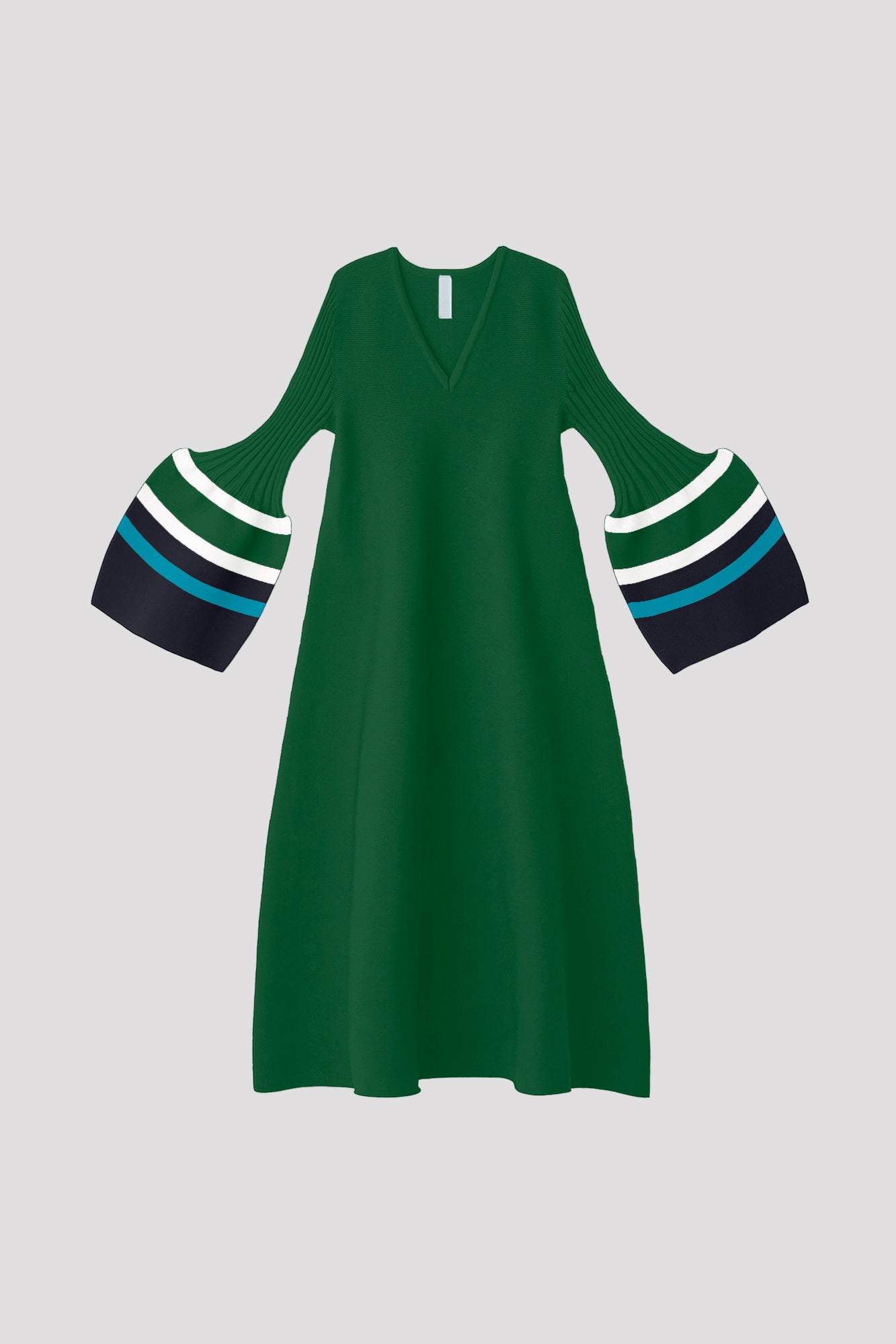 POTTERY LONG BELL SLEEVE FLARE DRESS