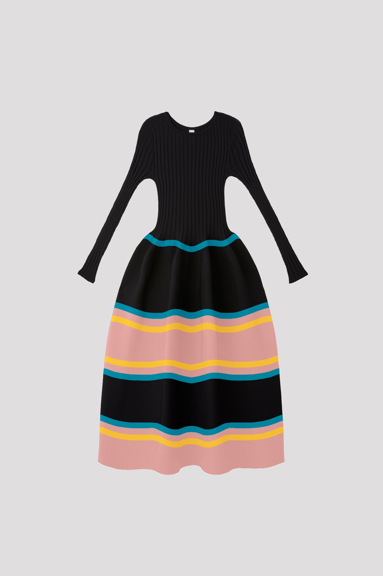 POTTERY LONG SLEEVE DRESS