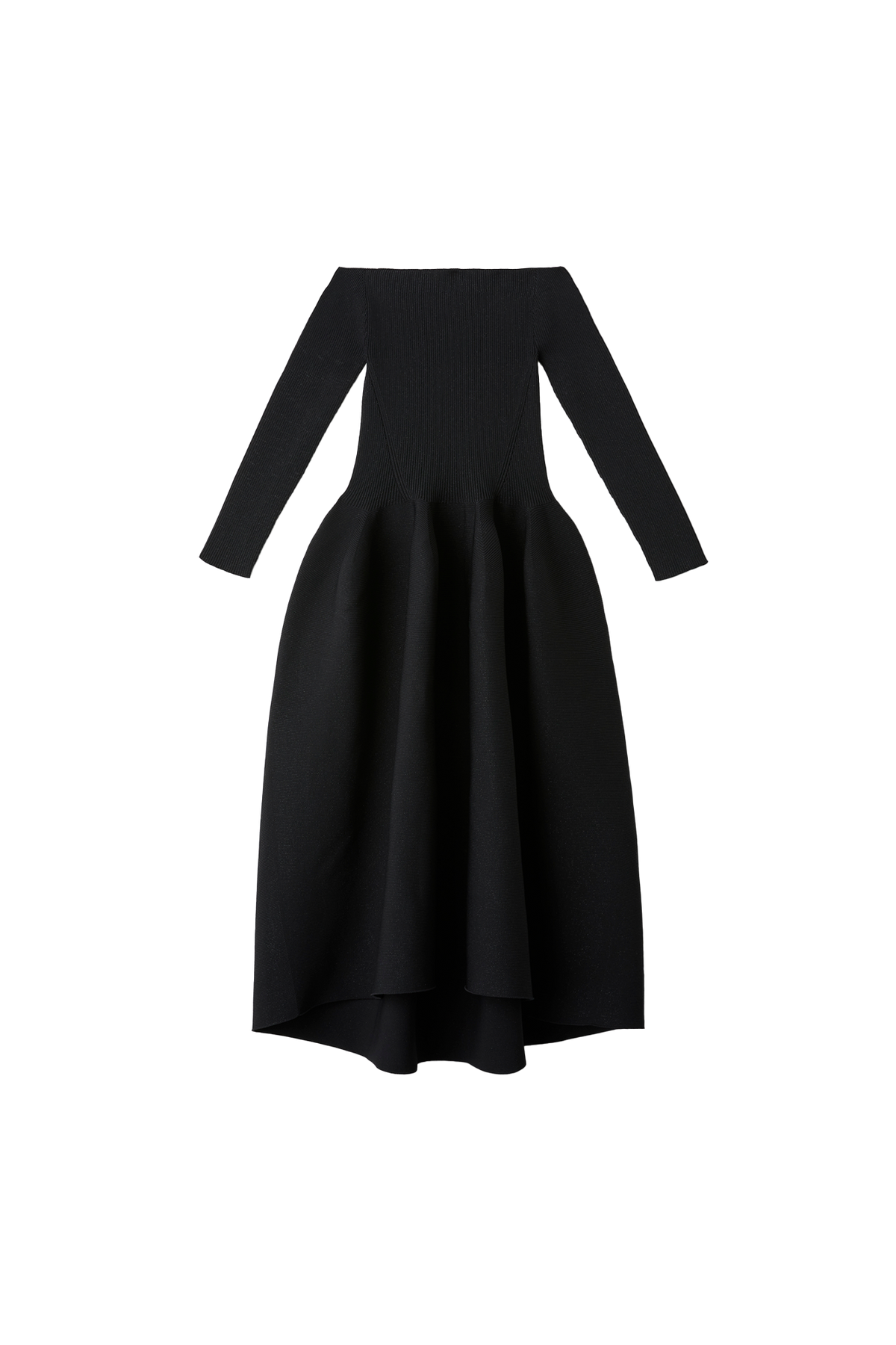 POTTERY HS OFF SHOULDER LONG SLEEVE DRESS