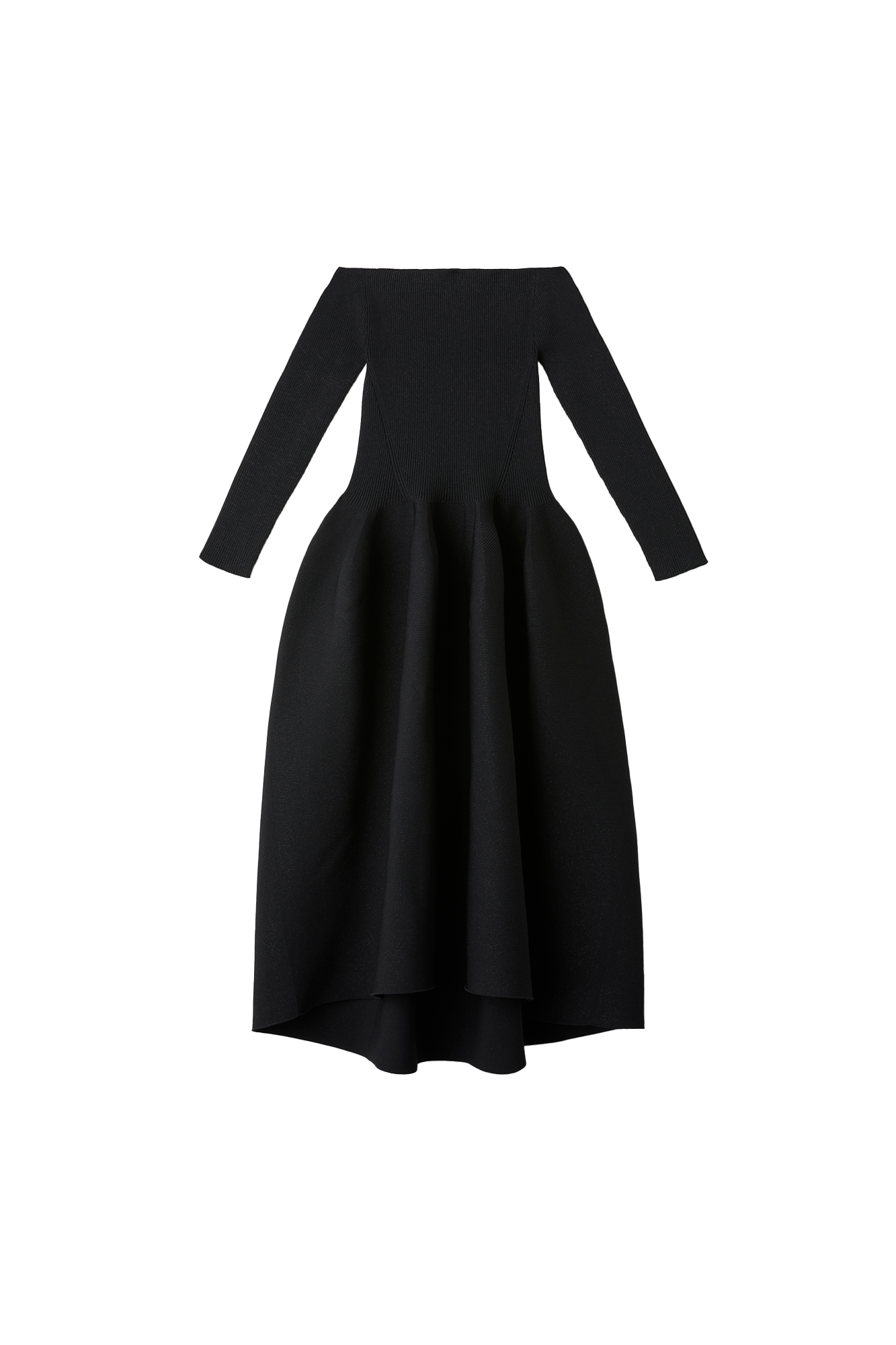 POTTERY HS OFF SHOULDER LONG SLEEVE DRESS