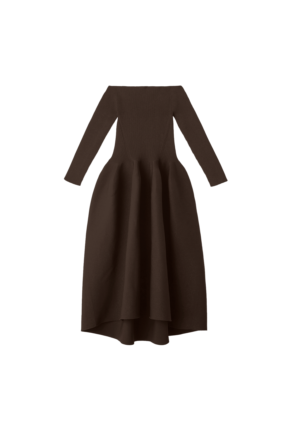 POTTERY HS OFF SHOULDER LONG SLEEVE DRESS