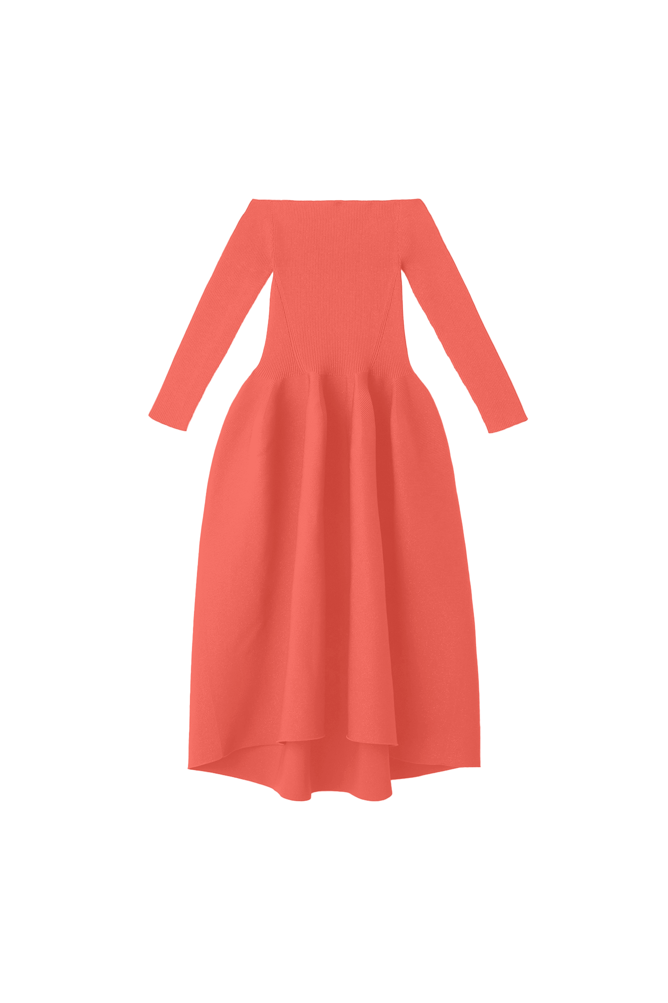 POTTERY HS OFF SHOULDER LONG SLEEVE DRESS