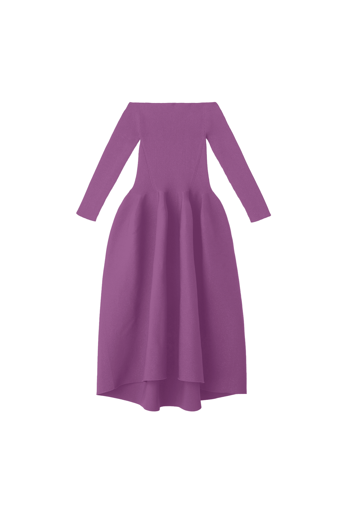 POTTERY HS OFF SHOULDER LONG SLEEVE DRESS