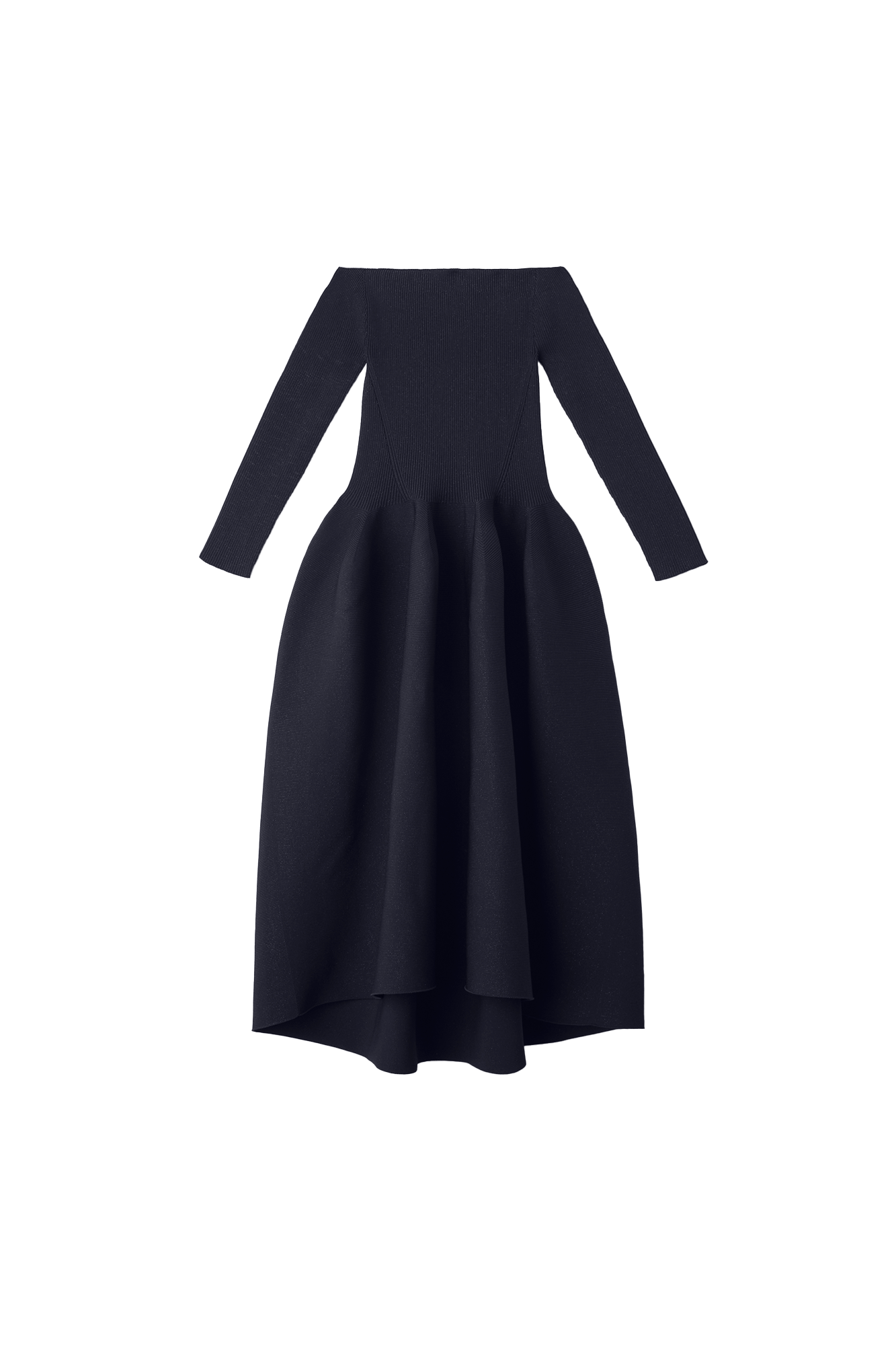 POTTERY HS OFF SHOULDER LONG SLEEVE DRESS