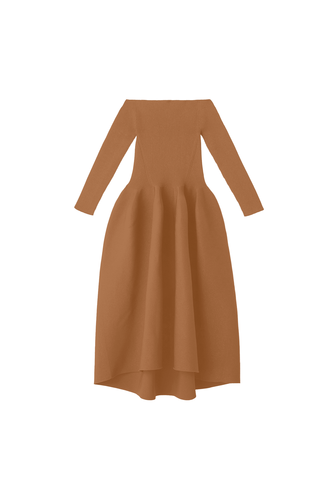POTTERY HS OFF SHOULDER LONG SLEEVE DRESS