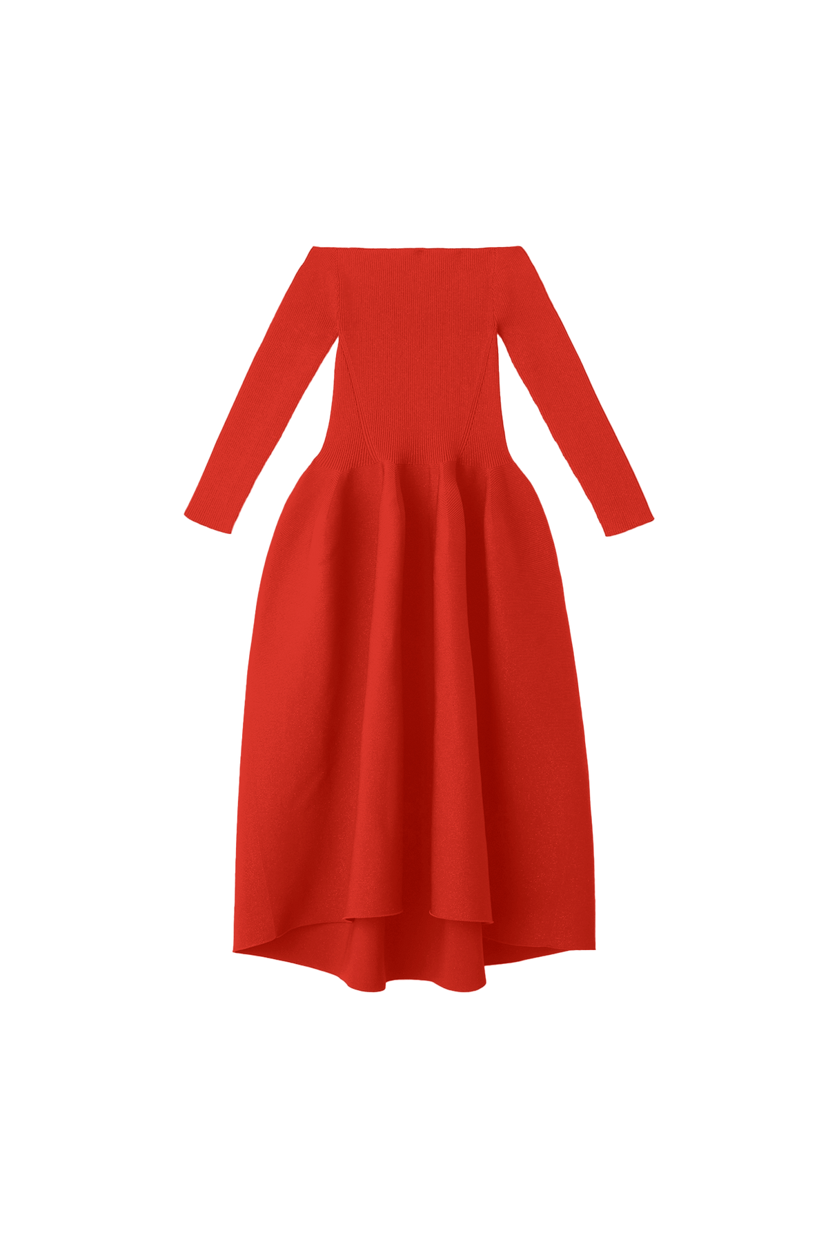 POTTERY HS OFF SHOULDER LONG SLEEVE DRESS