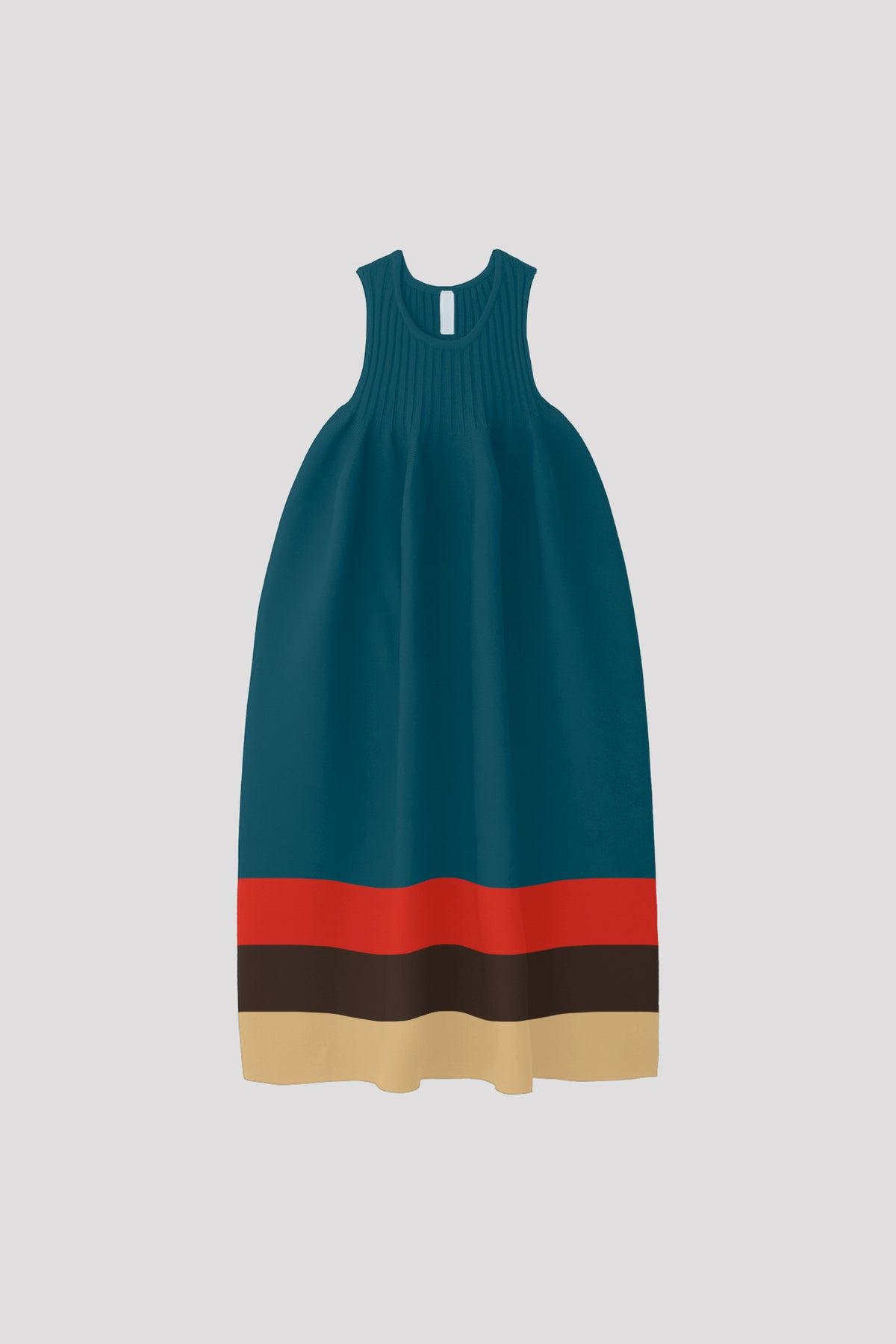 POTTERY SLEEVELESS BUST FLARE DRESS