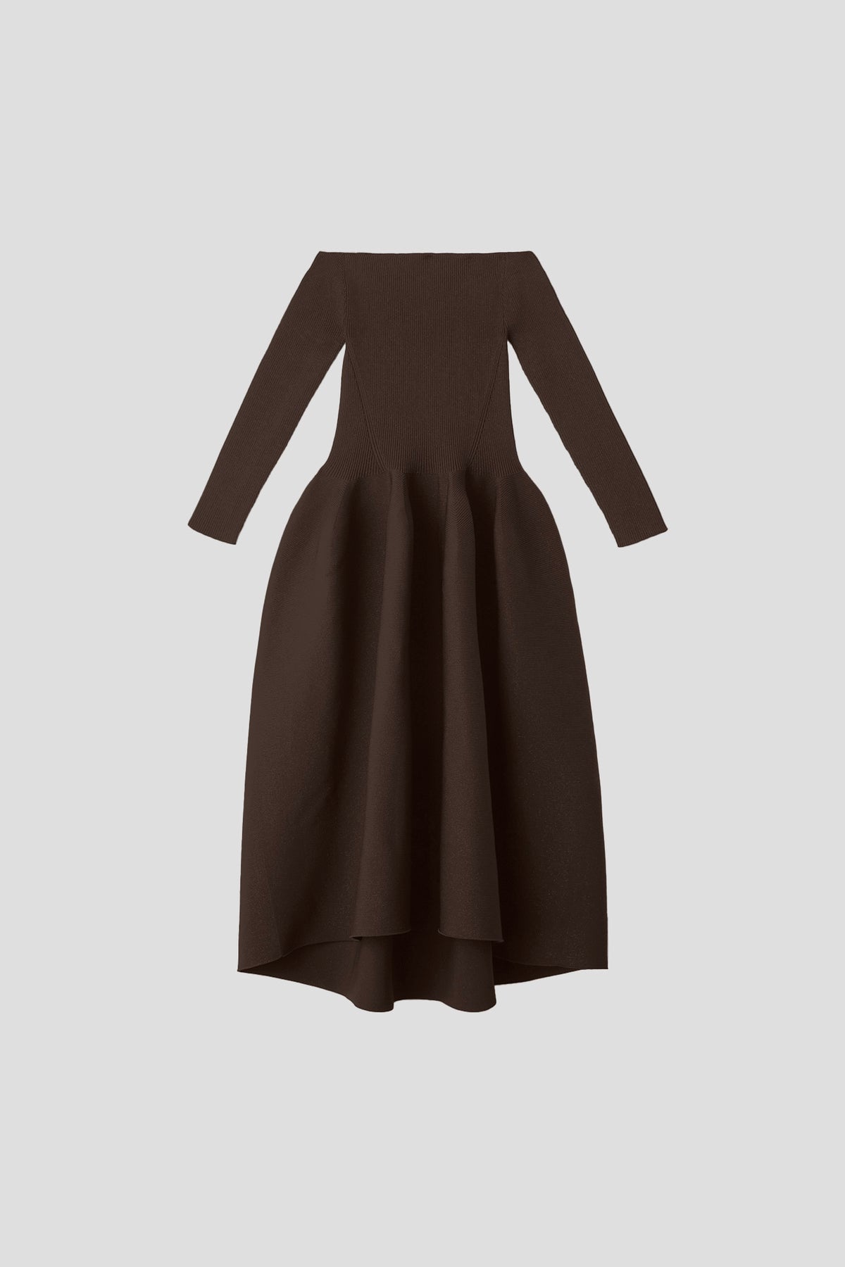 POTTERY HS OFF SHOULDER LONG SLEEVE DRESS