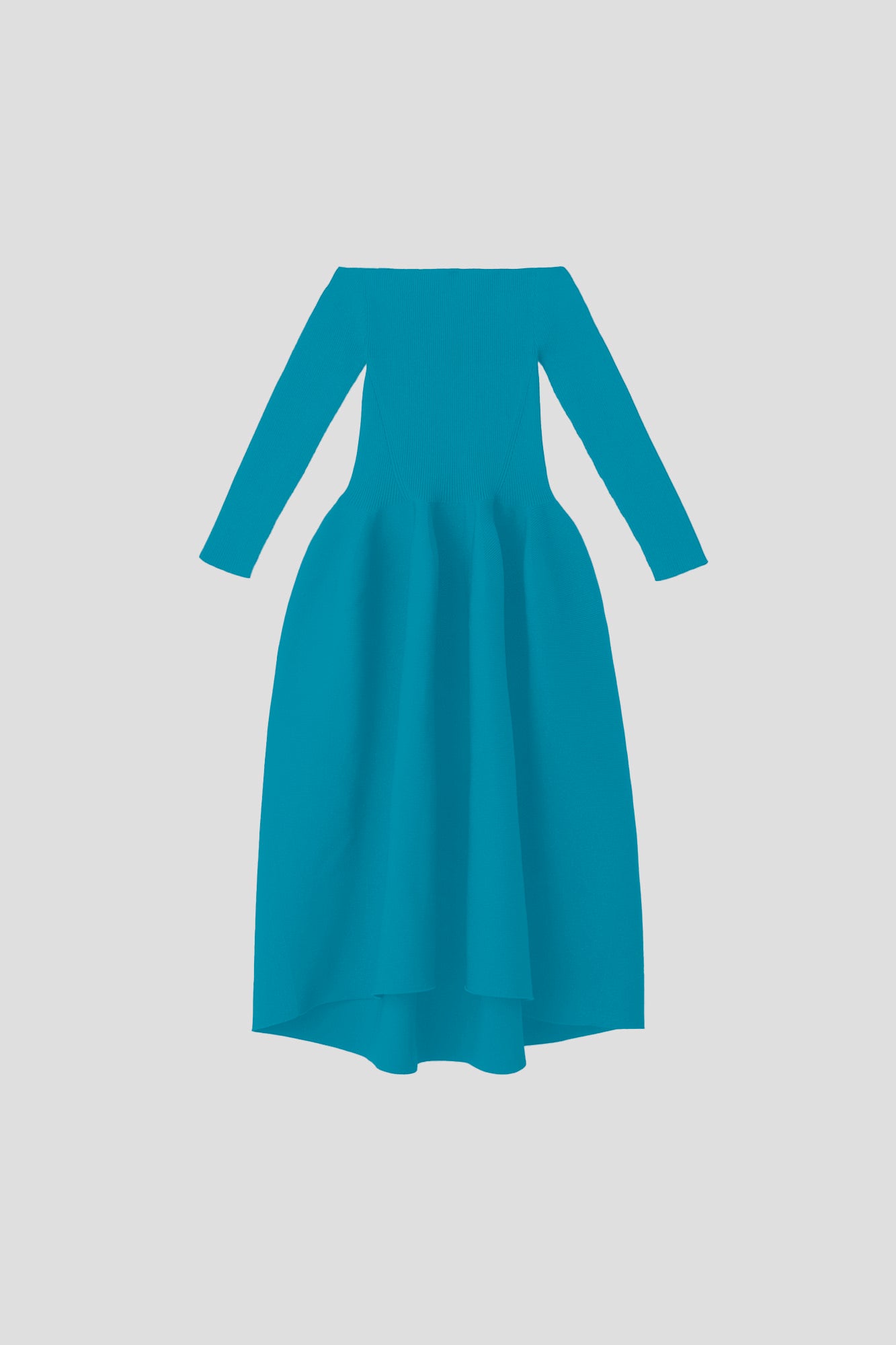 POTTERY HS OFF SHOULDER LONG SLEEVE DRESS