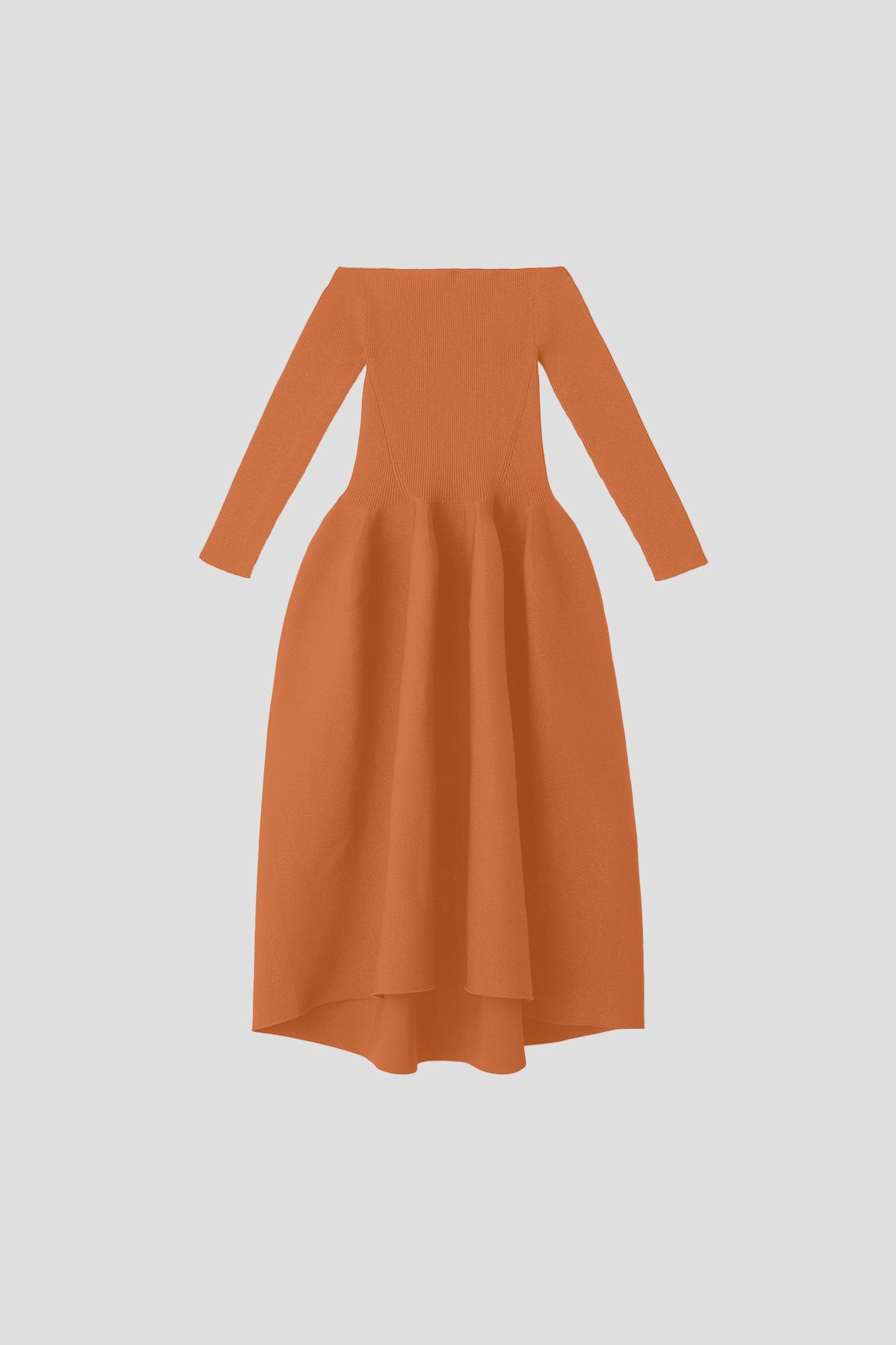POTTERY HS OFF SHOULDER LONG SLEEVE DRESS