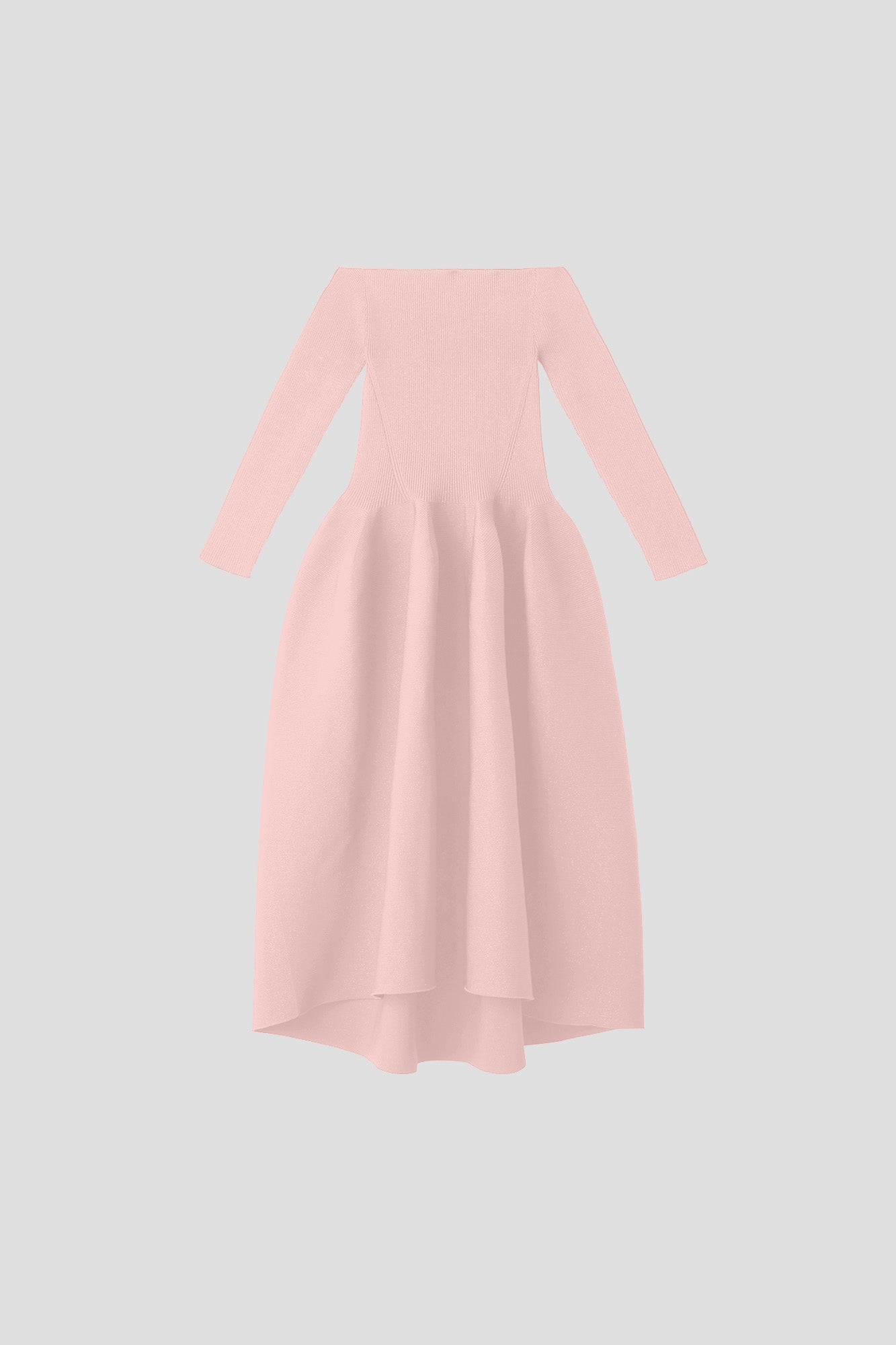 POTTERY HS OFF SHOULDER LONG SLEEVE DRESS