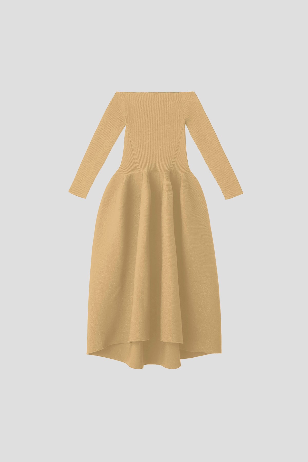 POTTERY HS OFF SHOULDER LONG SLEEVE DRESS