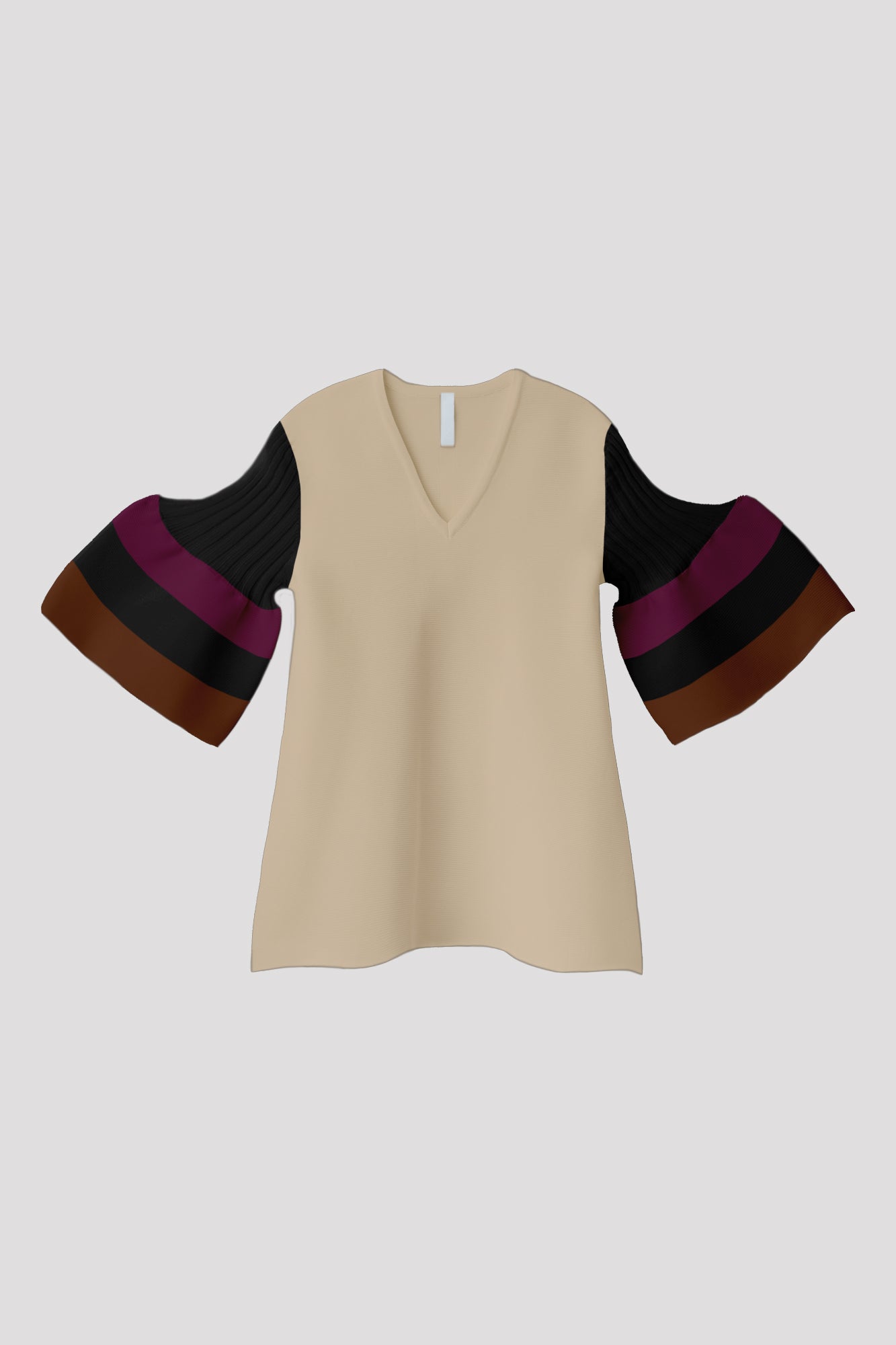 POTTERY SHORT BELL SLEEVE FLARE TOP