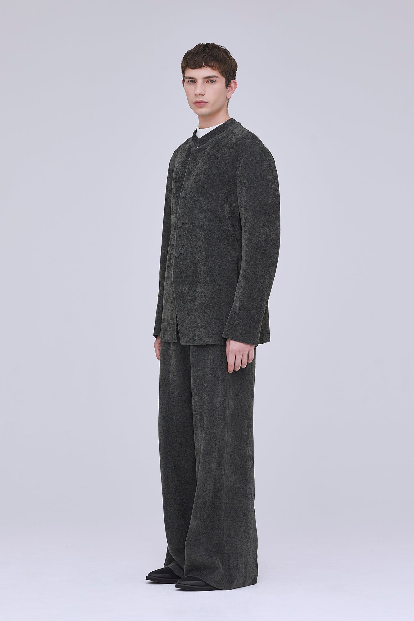 MILAN RIB WIDE STRAIGHT PANTS
