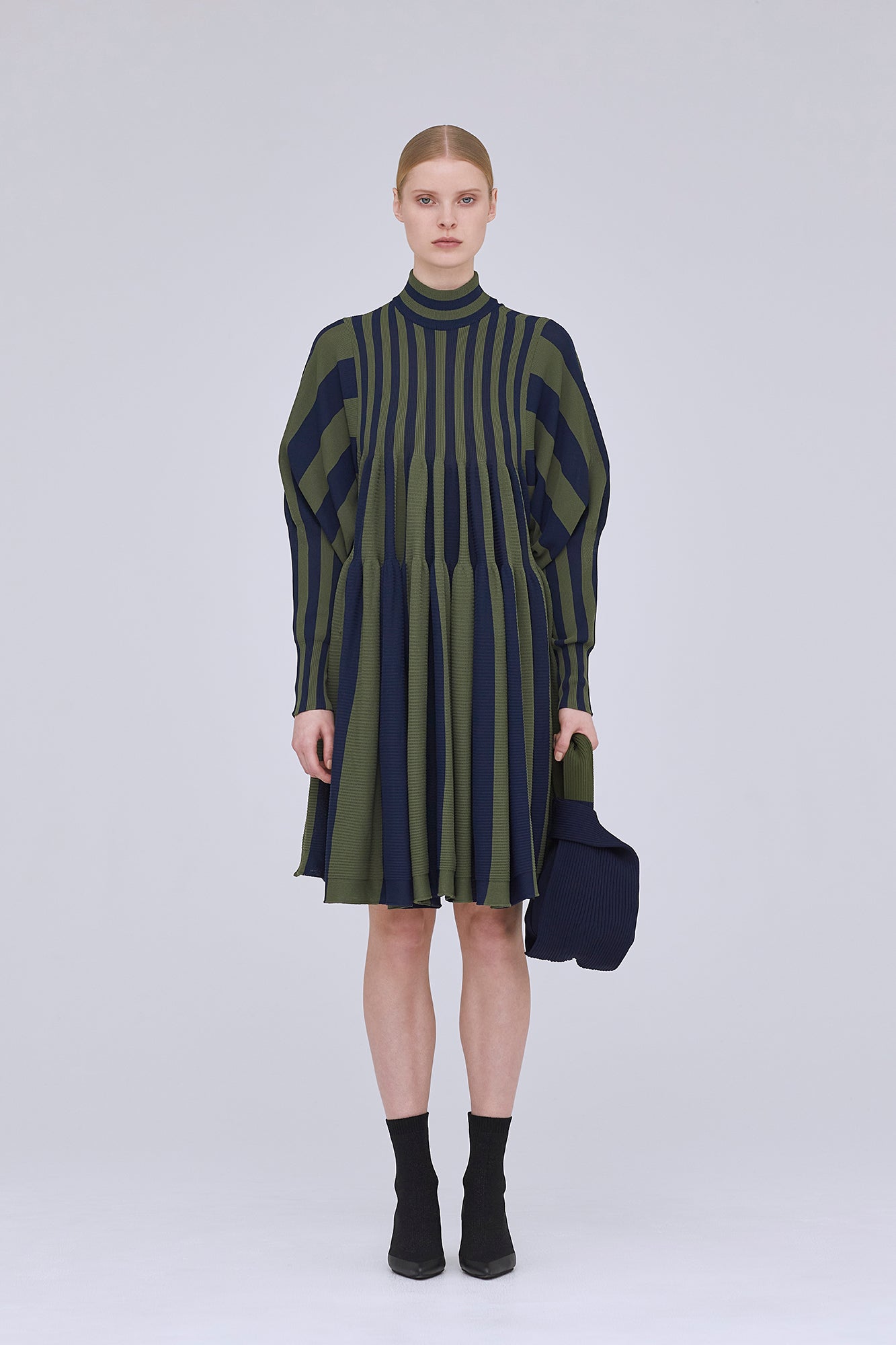 CASCADES LONG SLEEVE MINI DRESS