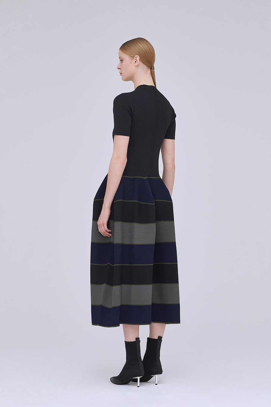 Pottery Crease Short Sleeve Dress main image 1