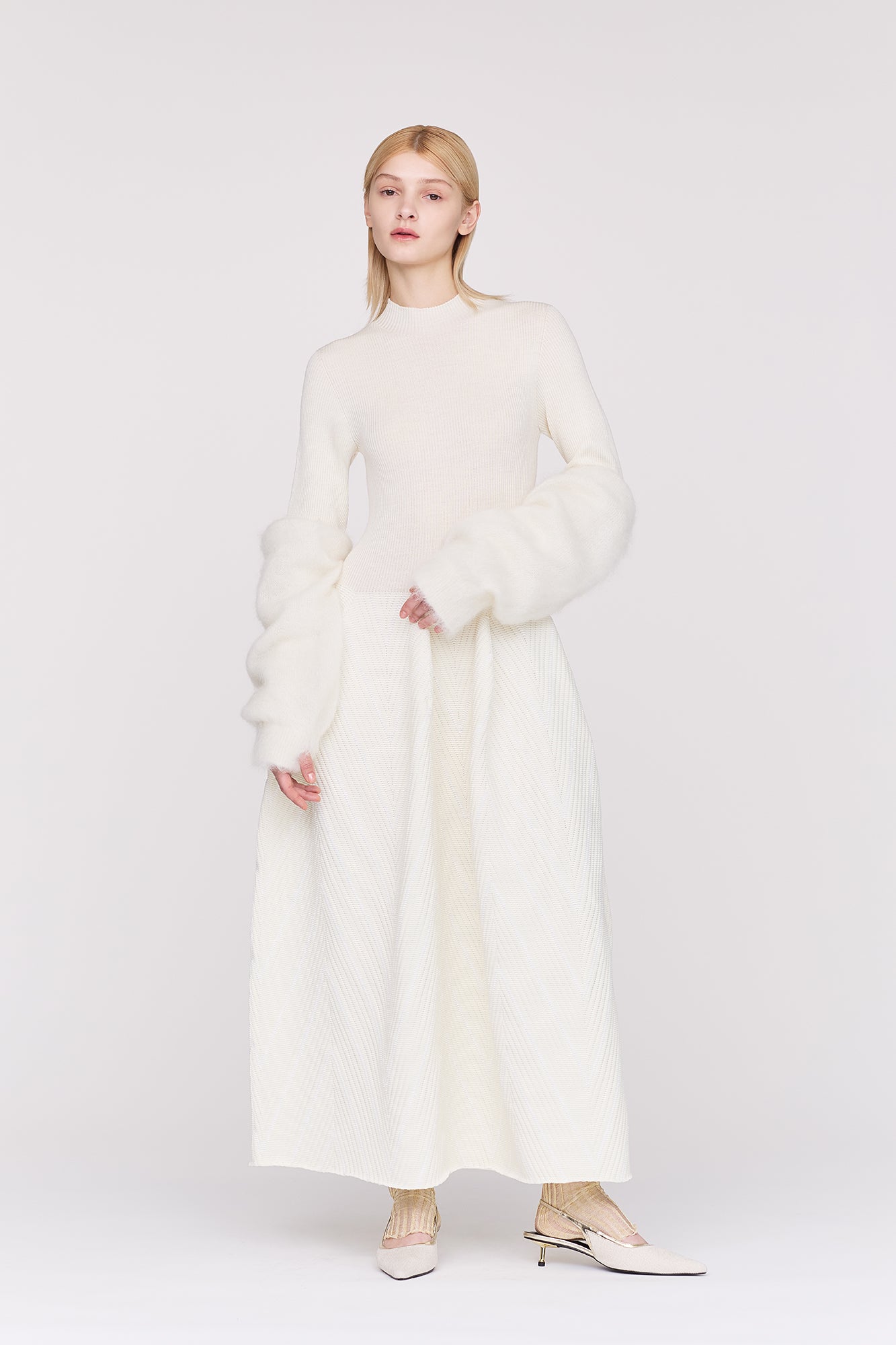 MOHAIR ARM AND LEG WARMERS