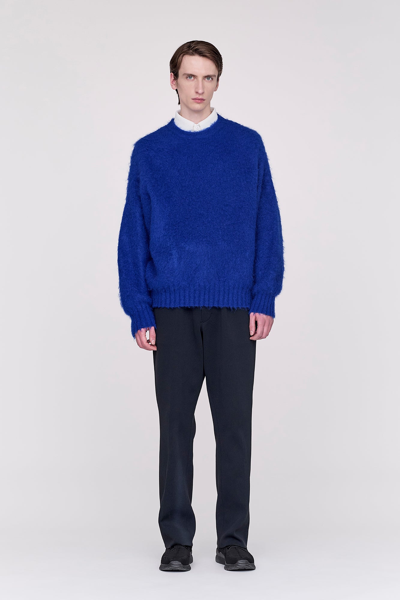2025AW CFCL モヘアニット ブルー 店頭完売モデル MOHAIR PULLOVER